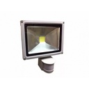 Foco LED de 50w - Luz Fría C/ Sensor de Luz y Movimiento